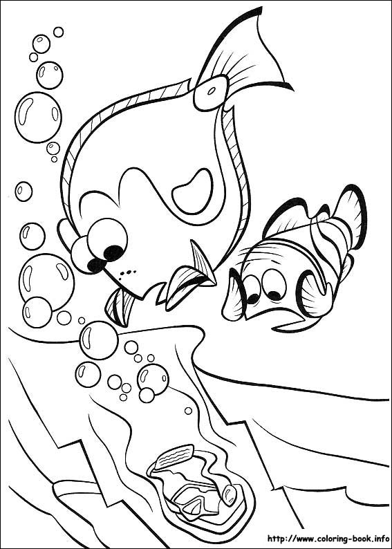 Finding Nemo coloring picture